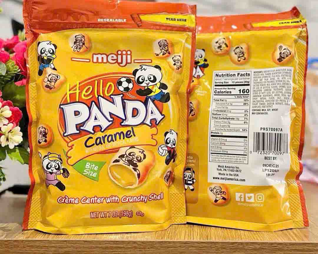 bánh gấu panda mỹ