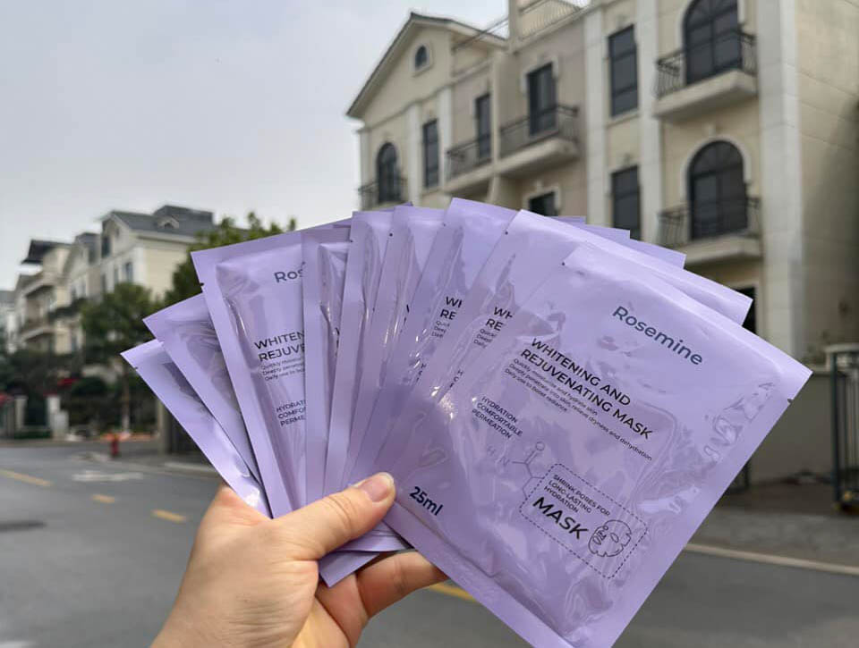 mặt nạ rosemine whitening and rejuvenating mask
