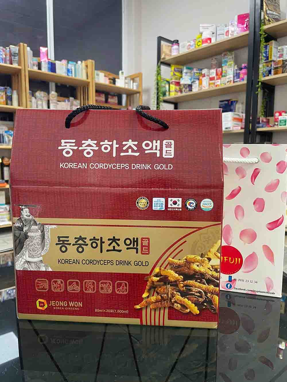 nước đông trùng hạ thảo jeong won