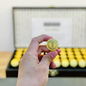 An cung ngưu hoàng Gong Jin Dan hộp gỗ 50 viên