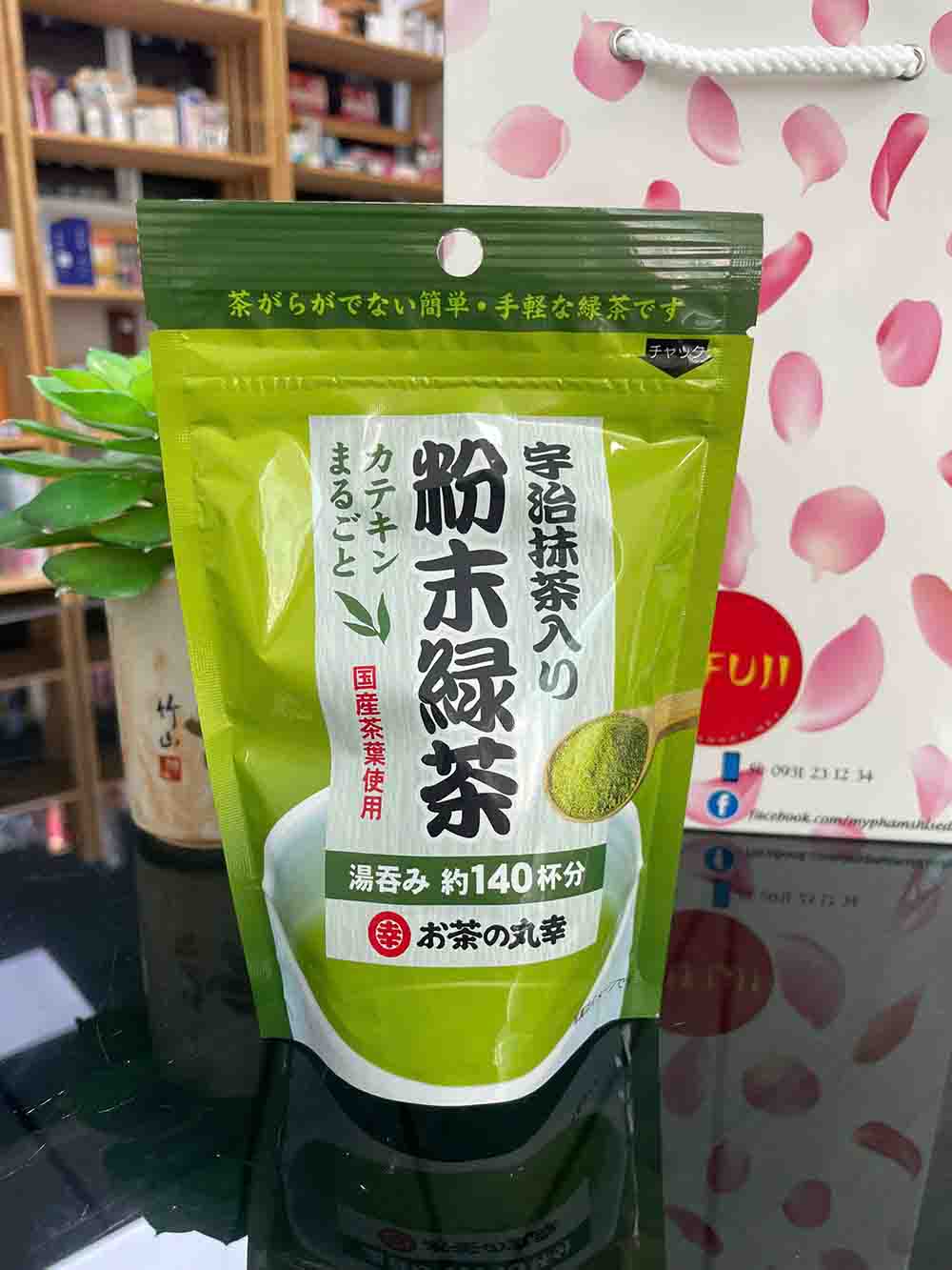 Bột trà xanh Maruko Uji Green Tea Containing Tea Powder 70g