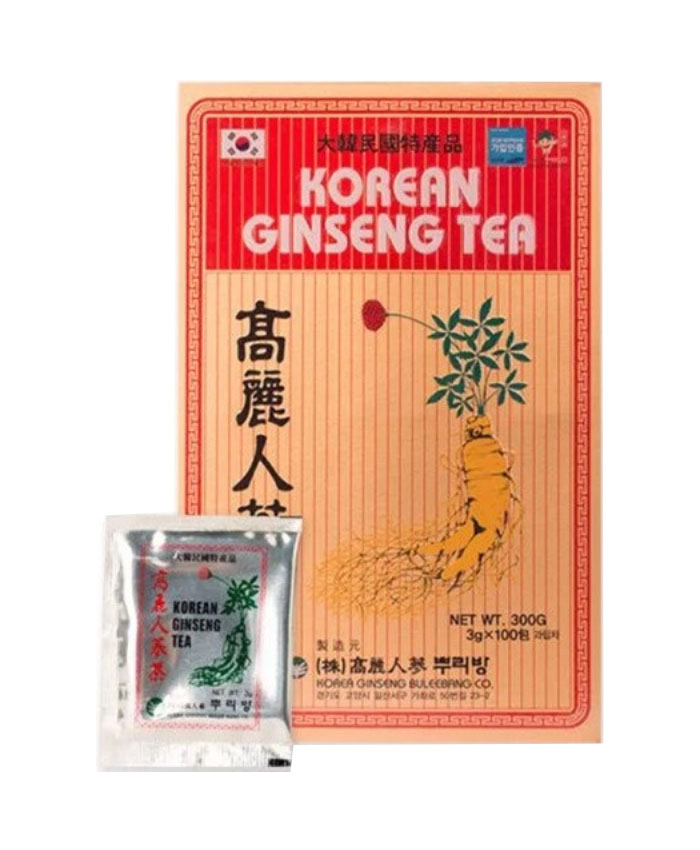 Trà hồng sâm Buleebang Korean Ginseng Tea 100 gói x 3g