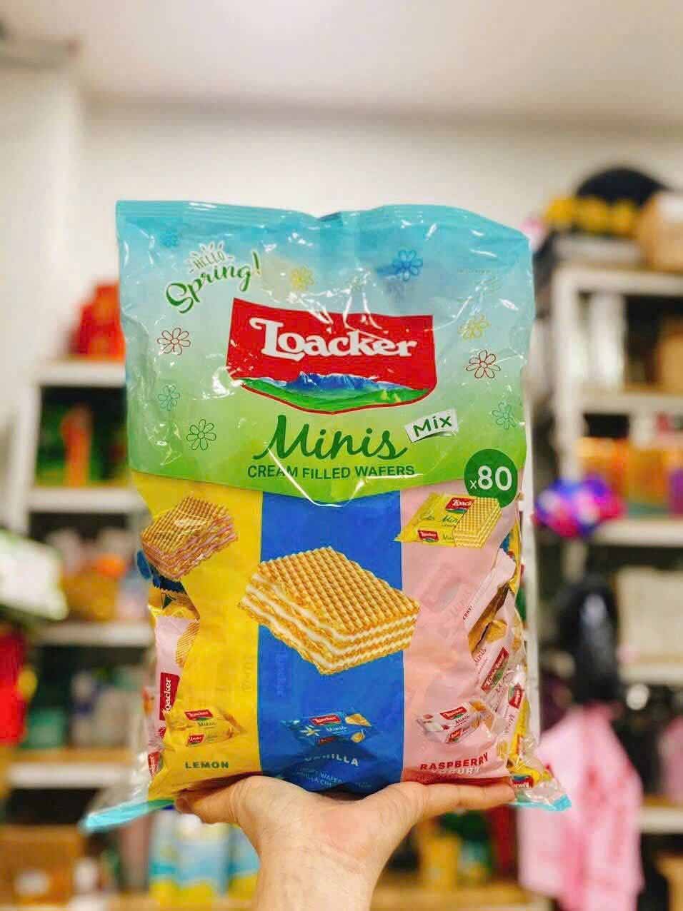 bánh xốp loacker minis