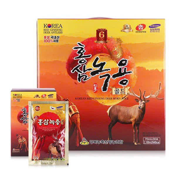 nước hồng sâm nhung hươu