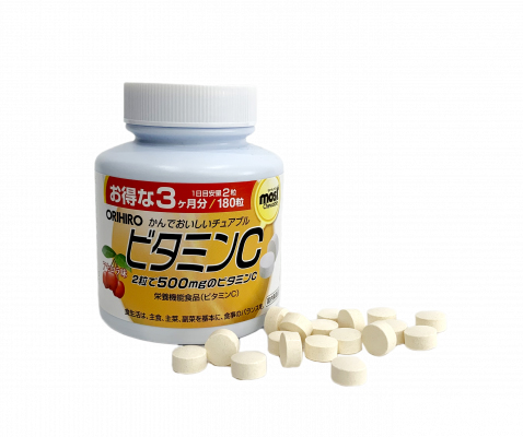 viên nhai bổ sung vitamin c orihiro