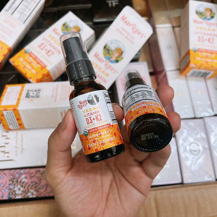 vitamin d3 k2 dạng xịt cho trẻ sơ sinh
