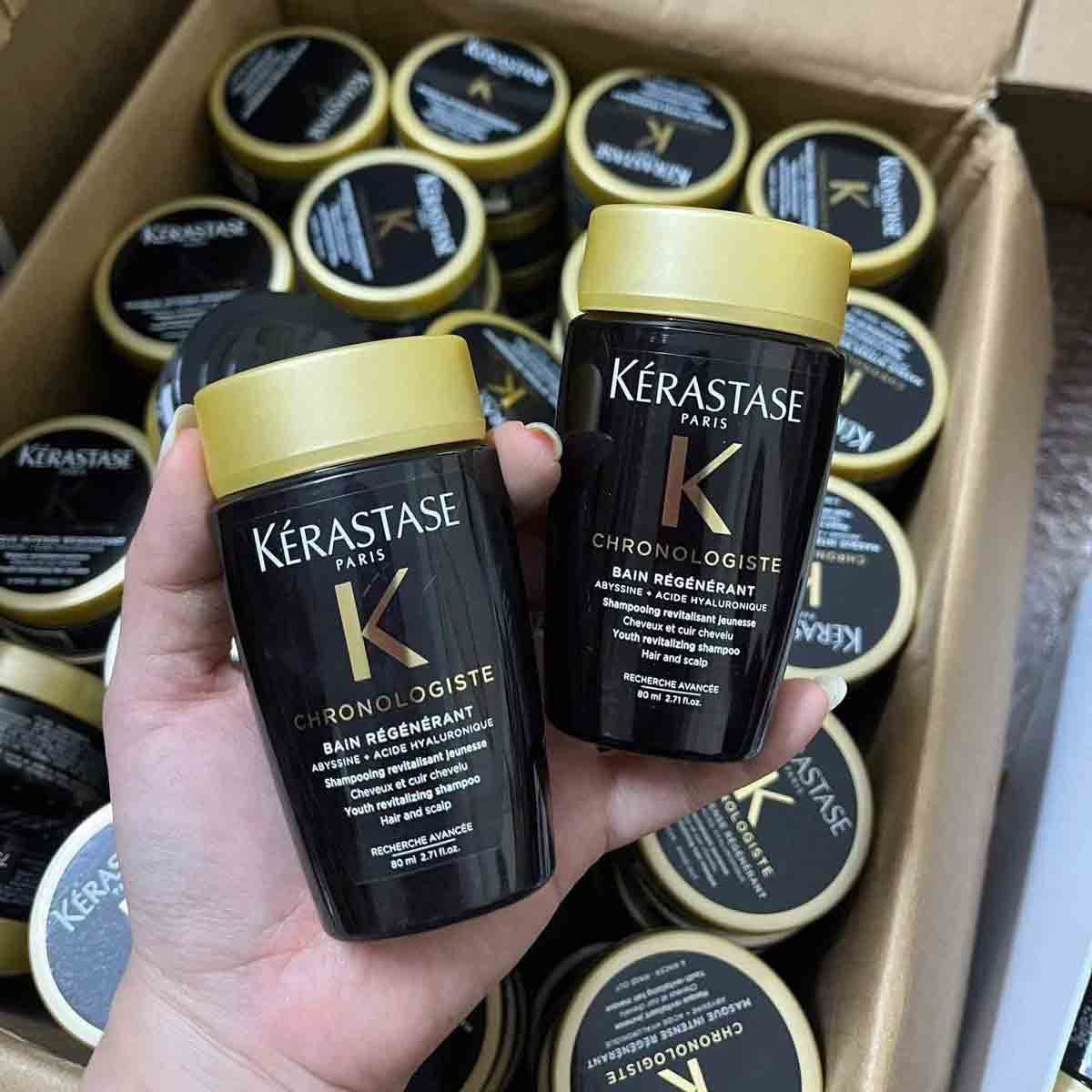 Dầu gội Kerastase màu đen Chronologiste Bain Regenerant