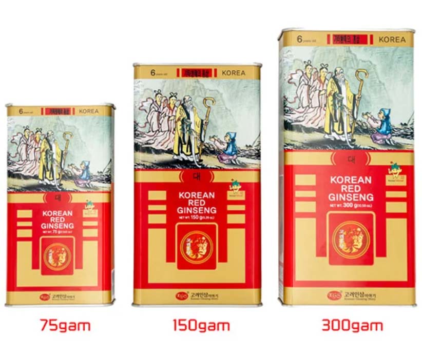 Hồng sâm củ khô KGS