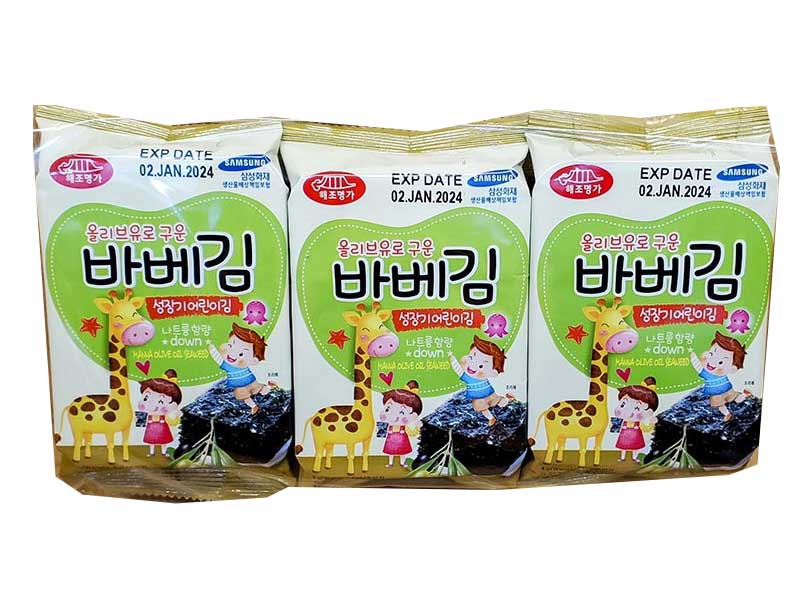 Rong biển ăn liền Oliu trẻ em hàn quốc