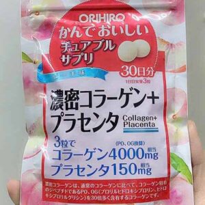 Viên nhai Orihiro Collagen Placenta