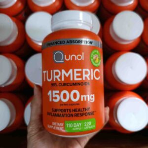 Viên tinh chất nghệ Qunol Turmeric 1500mg Mỹ 220 viên
