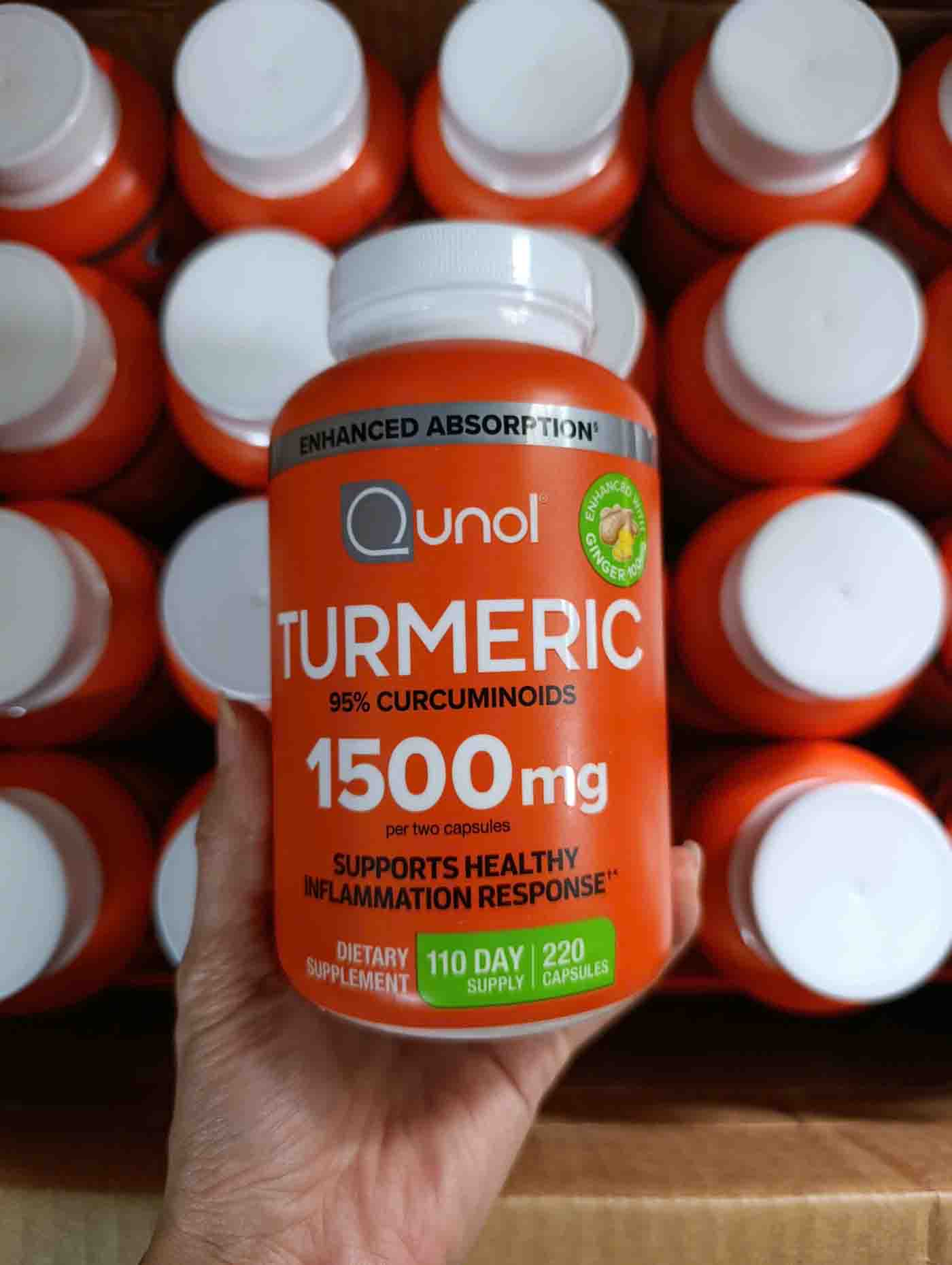 Viên tinh chất nghệ Qunol Turmeric 1500mg Mỹ 220 viên