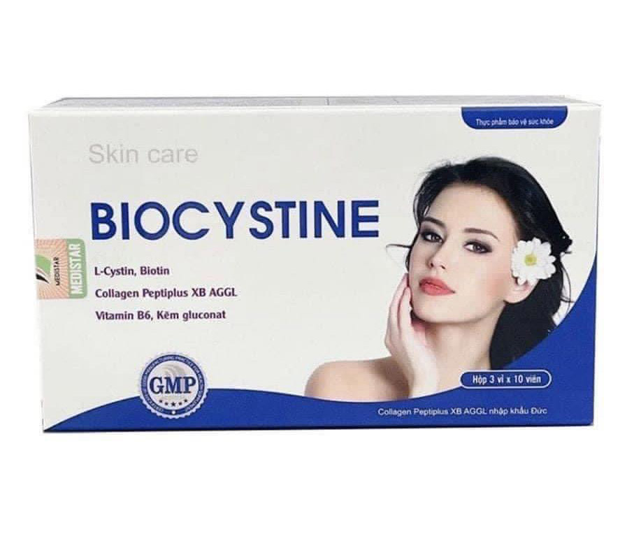 biocystine viên uống đẹp da đẹp tóc