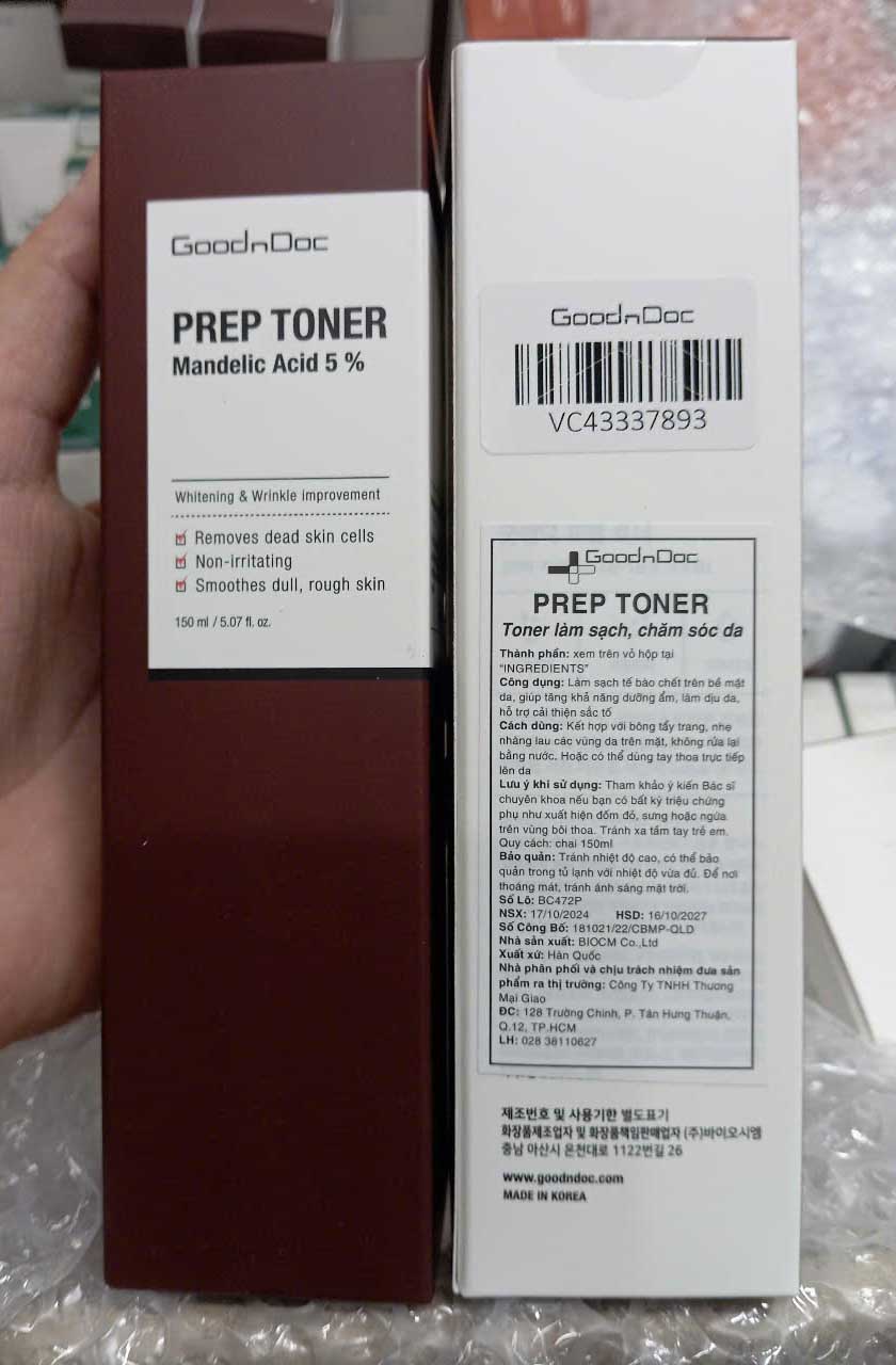 goodndoc prep toner mandelic acid