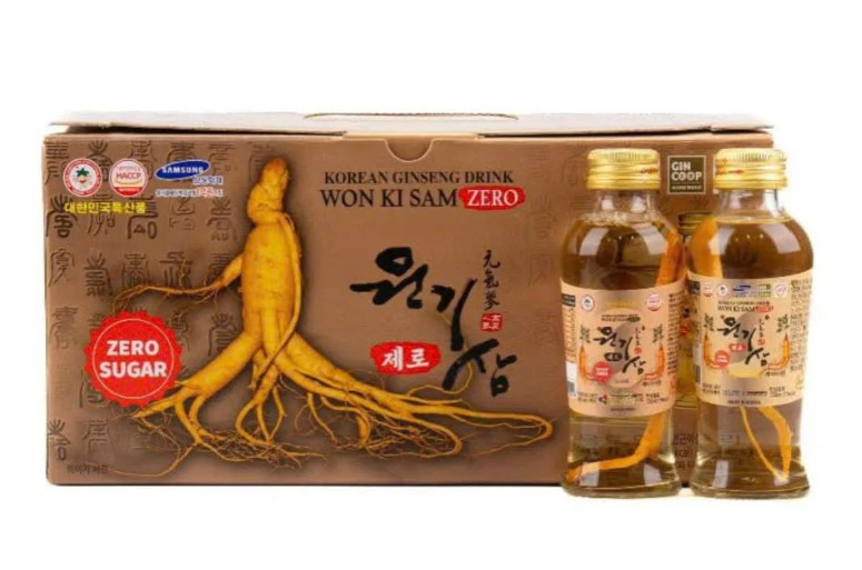 nước sâm có củ won ki sam không đường