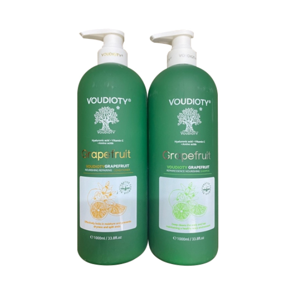 Bộ dầu gội bưởi Voudioty Grapefruit