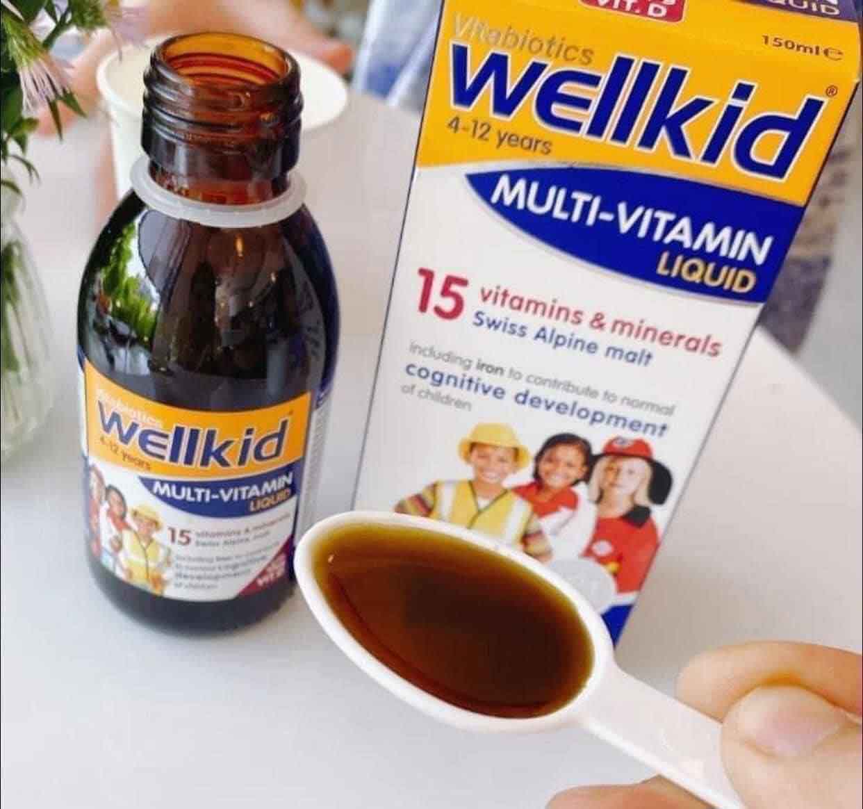 Siro vitamin tổng hợp cho trẻ Wellkid Multi Vitamin Liquid