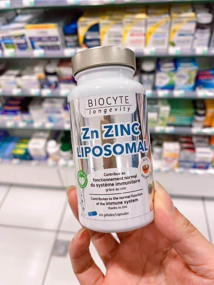 Viên bổ sung kẽm Zn Zinc Liposomal Biocyte