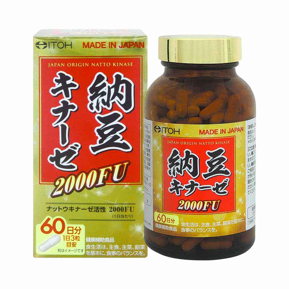 Viên uống hỗ trợ chống đột quỵ Nattokinase 2000FU