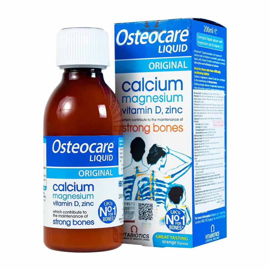 canxi dạng nước osteocare