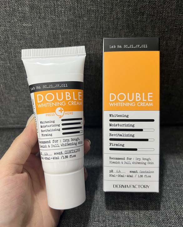 double whitening cream