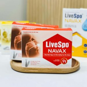 dung dịch vệ sinh tai mũi họng livespo navax đỏ