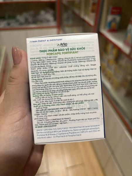 forcapil fortifiant arkopharma