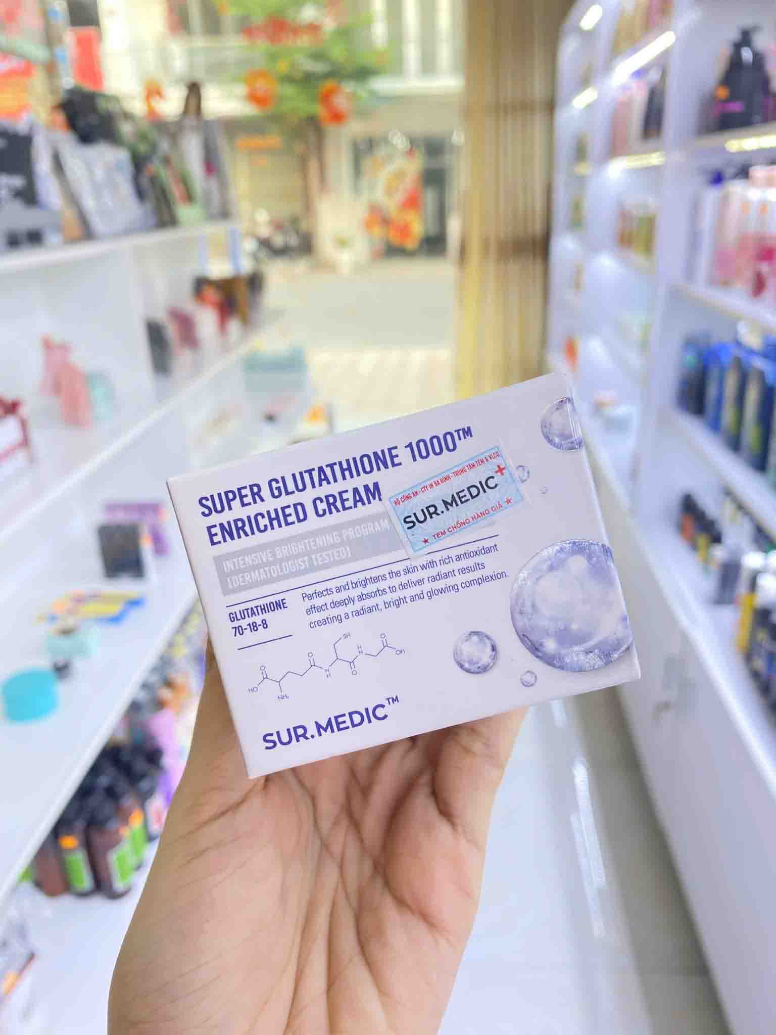 kem super glutathione 1000 enriched cream