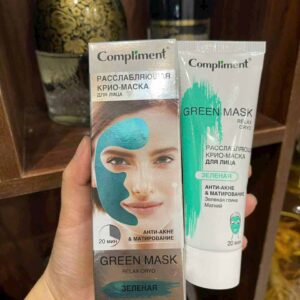 mặt nạ đất sét compliment xanh