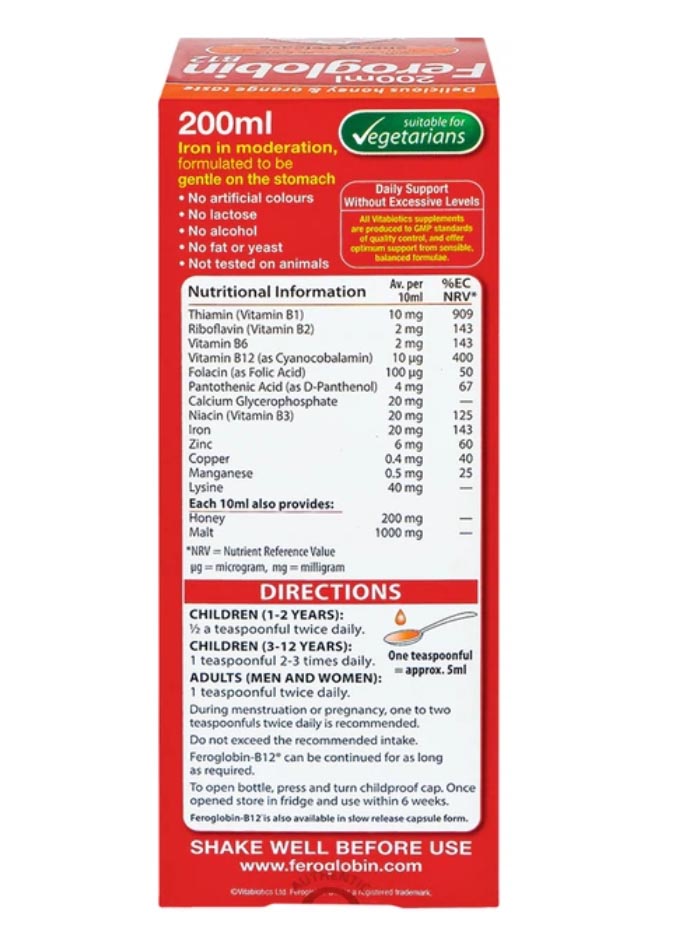 sắt feroglobin liquid