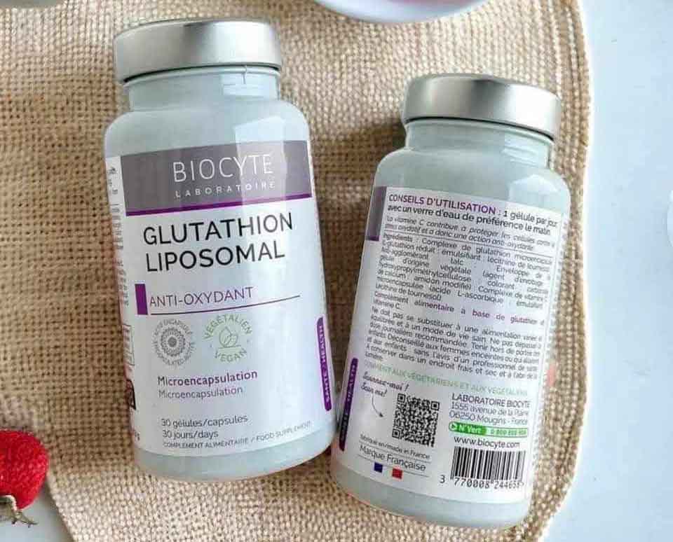 viên uống liposomal glutathione
