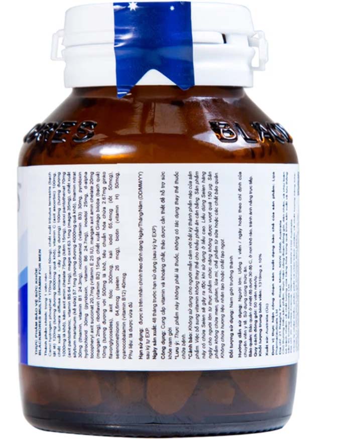 vitamin tổng hợp blackmore cho nam