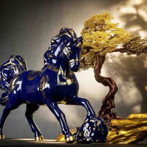Bình Rượu con ngựa Doha sứ Mã Thượng Vân Vip Royal Darius 1000ml