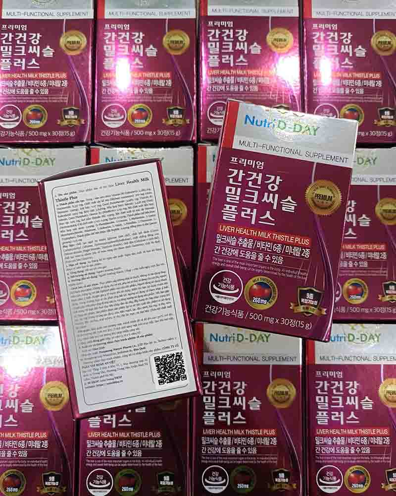 Viên bổ gan Premium Liver Health Milk Thistle Nutri D Day