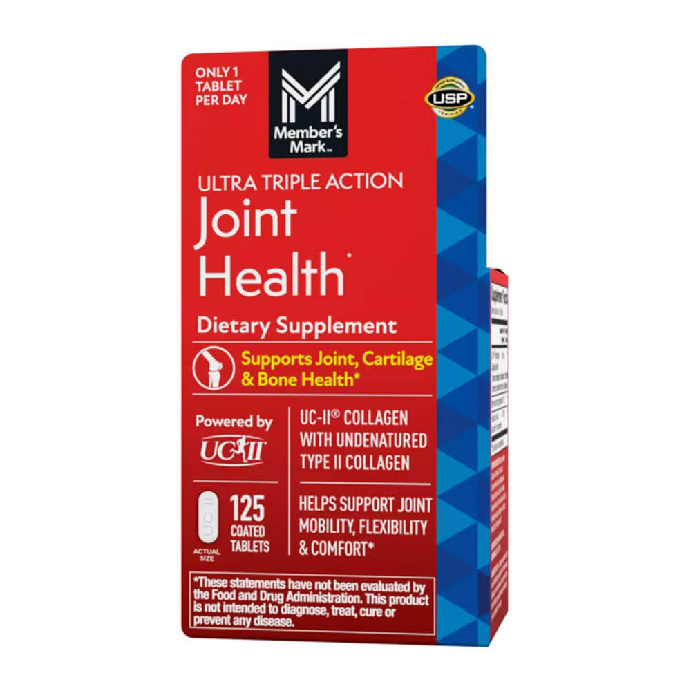 Viên hỗ trợ khớp Member’s Mark Ultra Triple Action Joint Health 125v