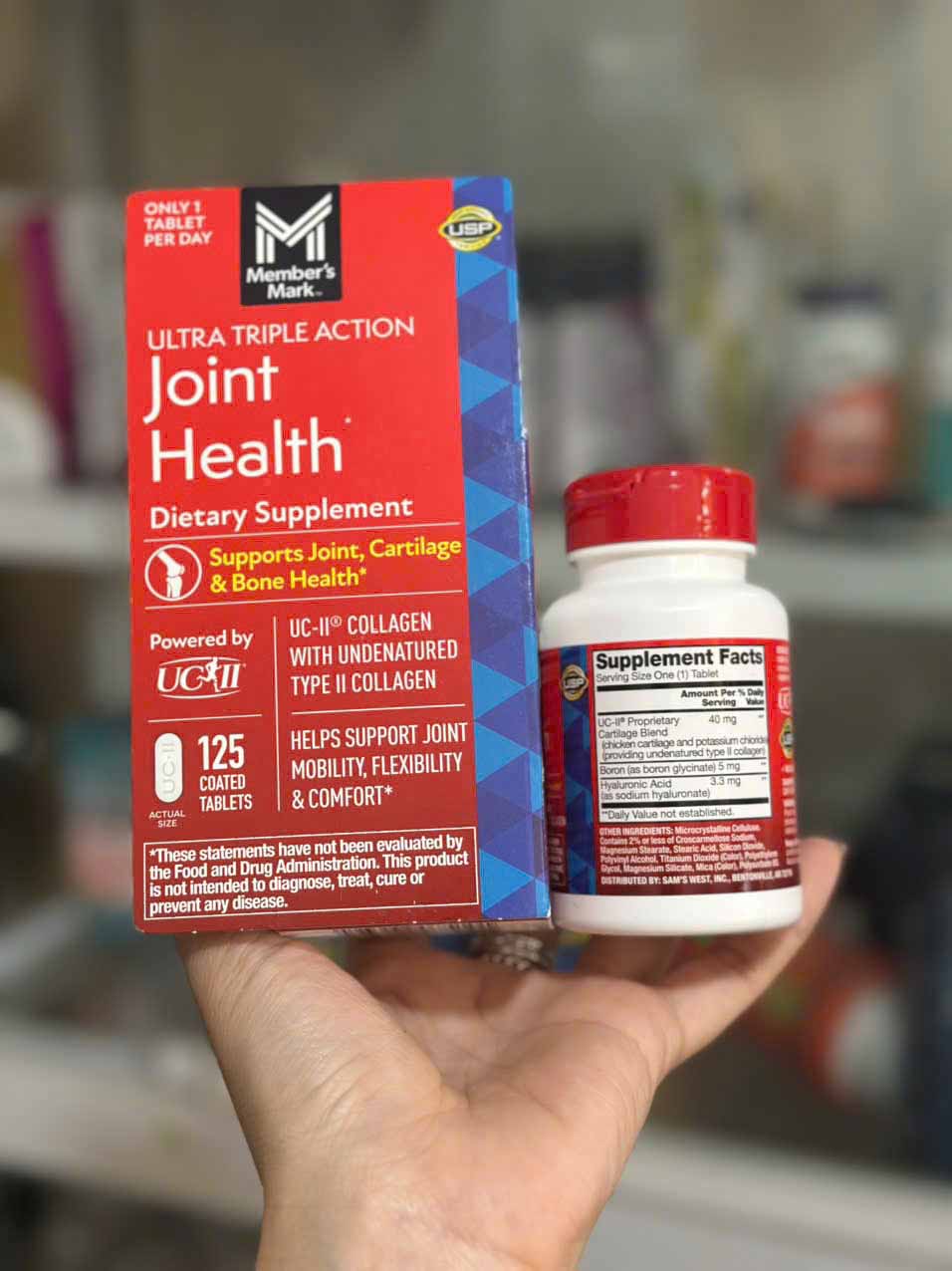 Viên hỗ trợ khớp Member's Mark Ultra Triple Action Joint Health