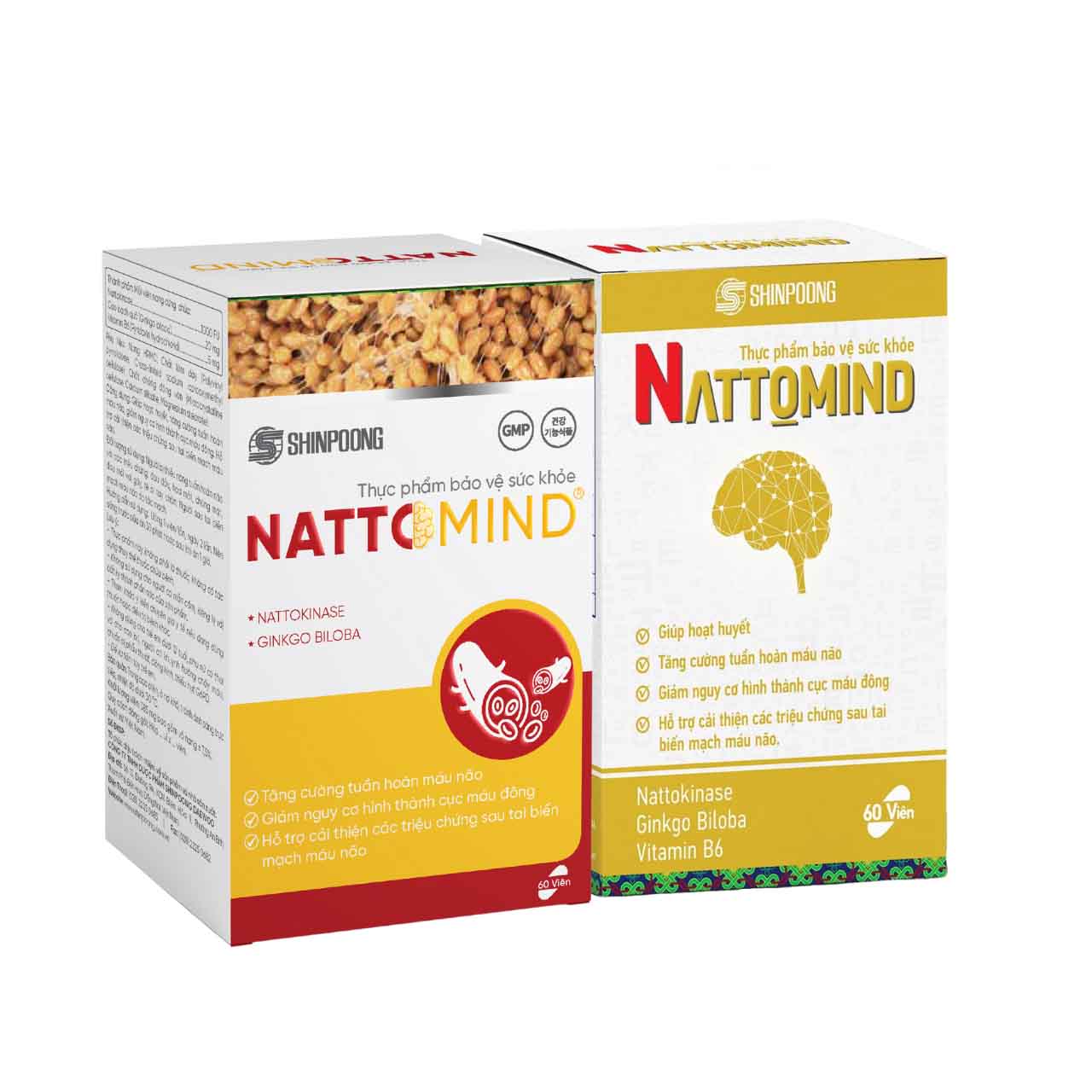 Viên hỗ trợ tăng tuần hoàn máu não Nattomind Shinpoong