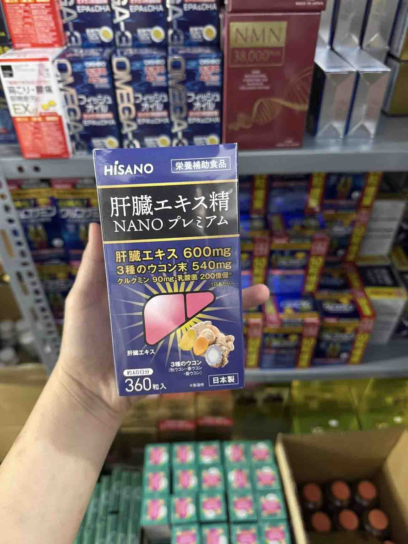 Viên uống hỗ trợ giải độc gan Hisano Nhật Bản