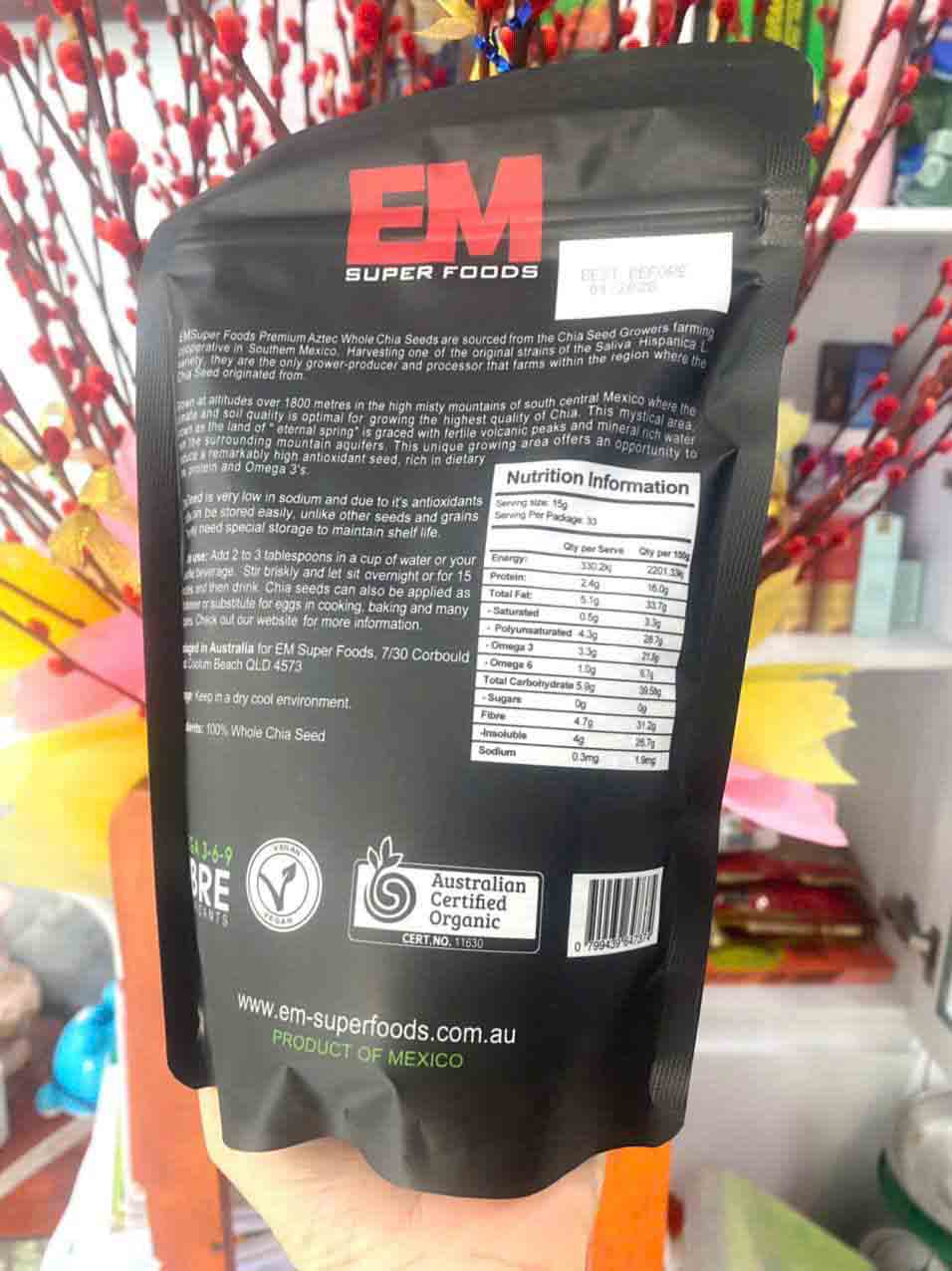 black bag chia seed