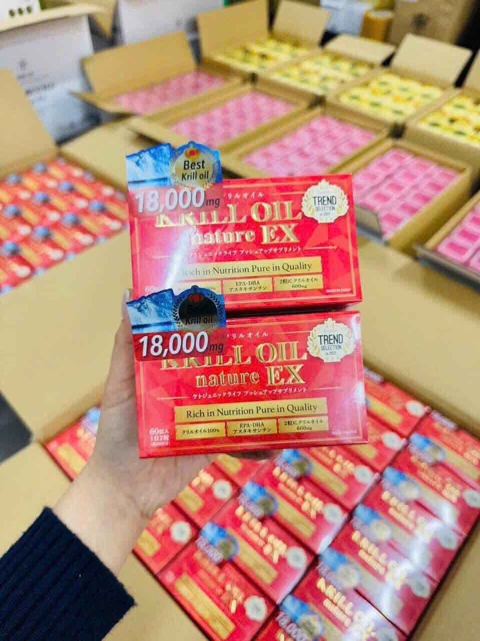 dầu nhuyễn thể Hayari Krill Oil Nature Ex