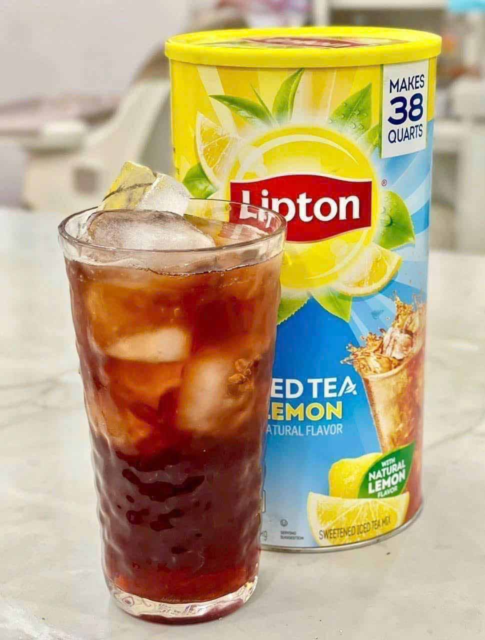 lipton lemon iced tea mix