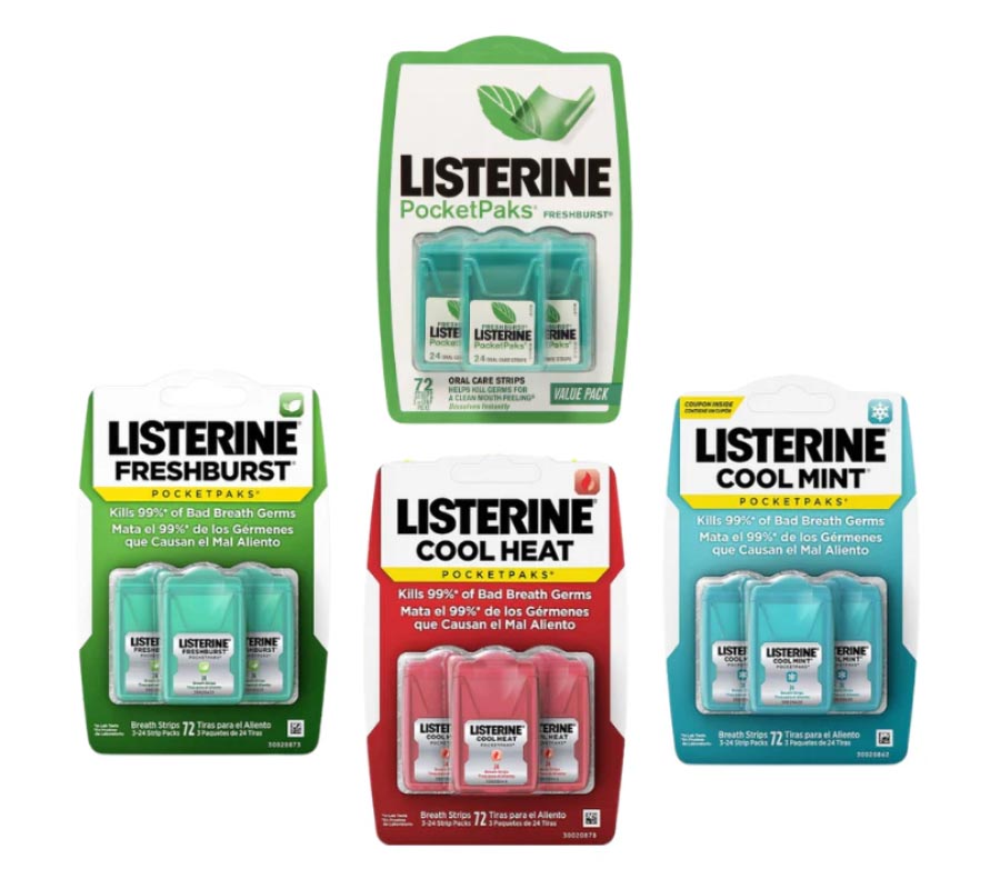 listerine miếng ngậm