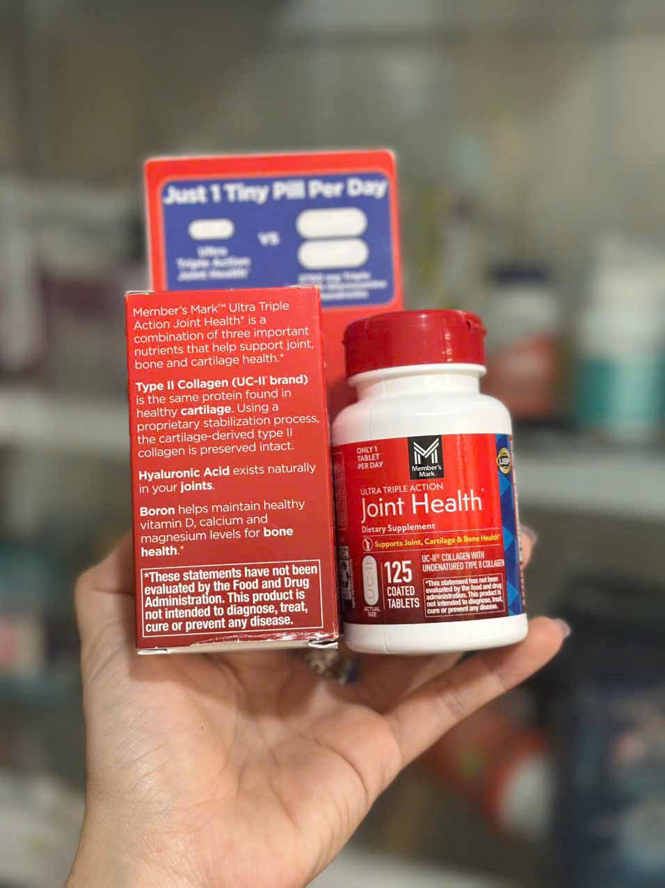 member's mark ultra triple action joint health