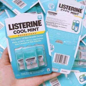 miếng ngậm thơm miệng listerine
