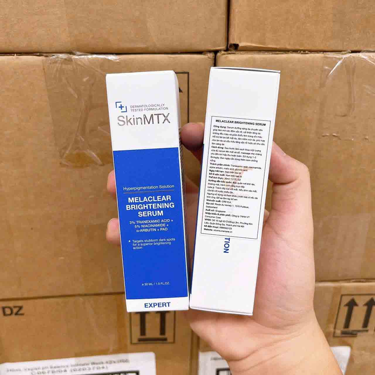 skinmtx melacear brightening serum