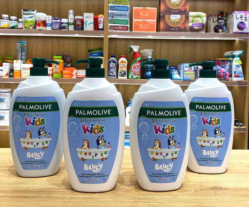 sữa tắm gội cho bé palmolive kids