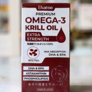 Dầu nhuyễn thể Lhamo Premium Omega 3 Krill Oil Nhật Bản