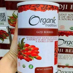 Kỷ tử sấy khô Organic Traditions Goji Berries Mỹ 454g