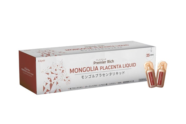 Nước uống nhau thai ngựa Mongolia Placenta Liquid Eikenbi Nhật Bản