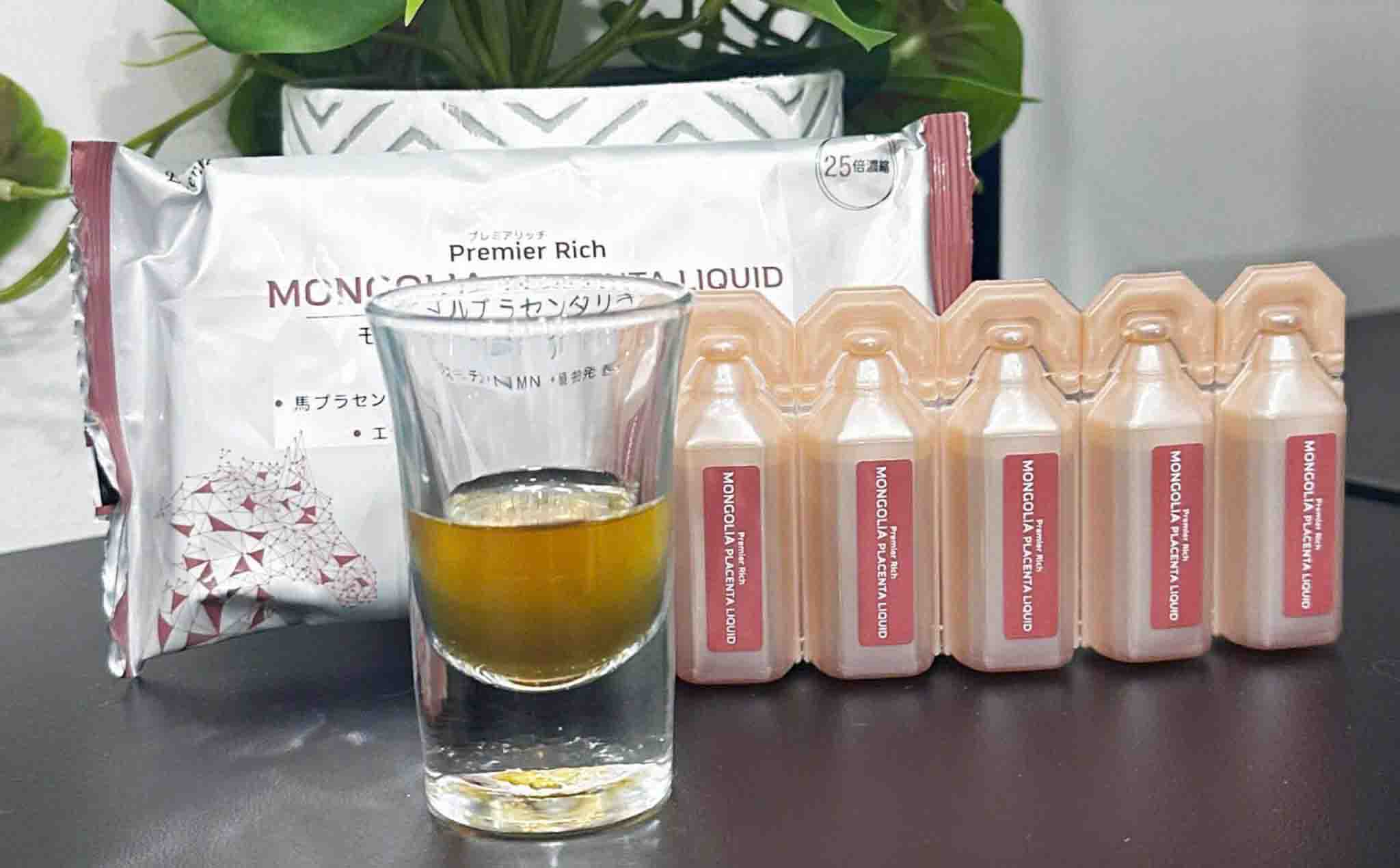 Nước uống nhau thai ngựa Mongolia Placenta Liquid Eikenbi